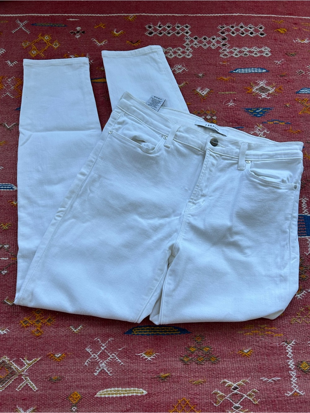 j brand white skinny jeans